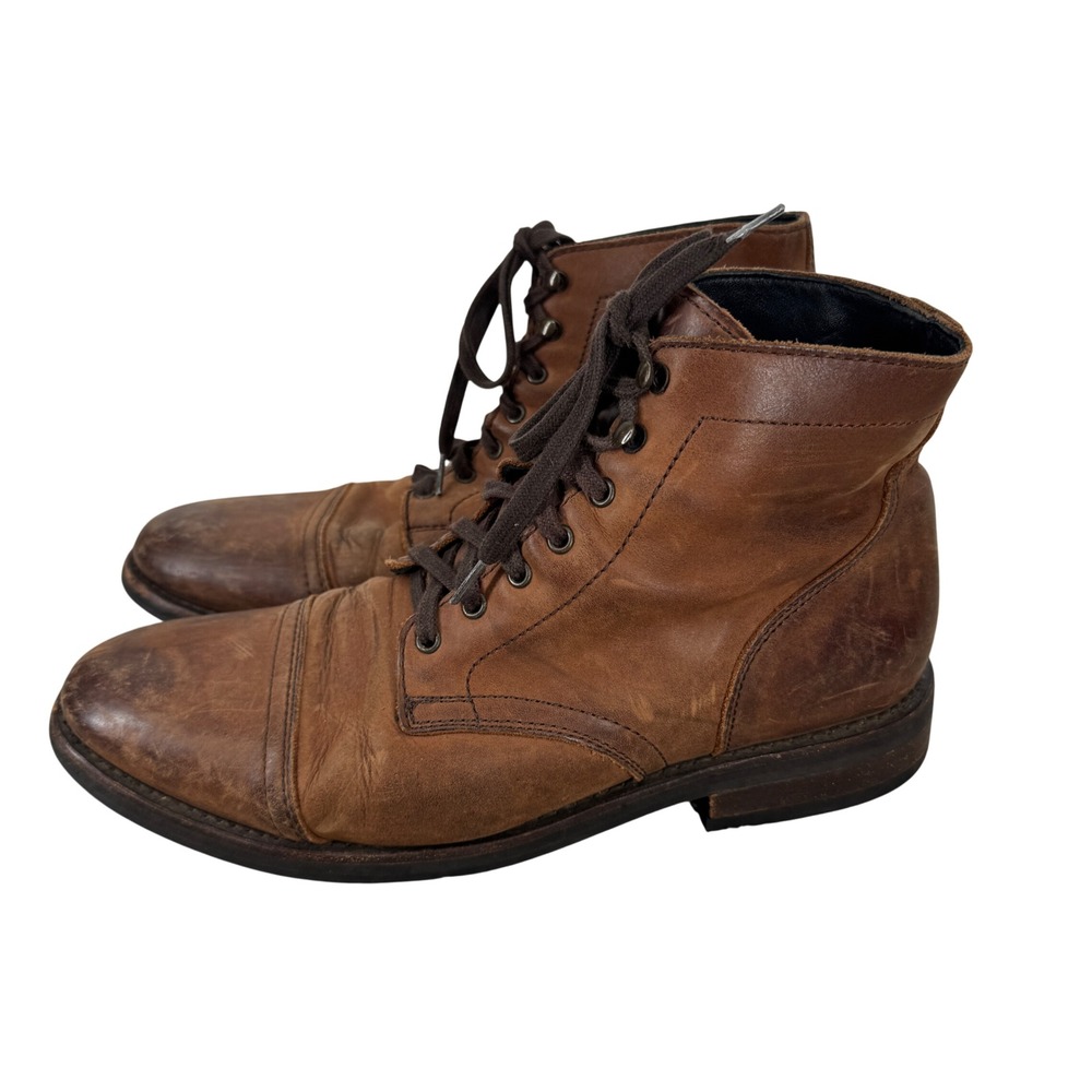 Thursday Boot Co Captain Arizona Adobe Brown Leather Lace Up Men 11.5 Boots